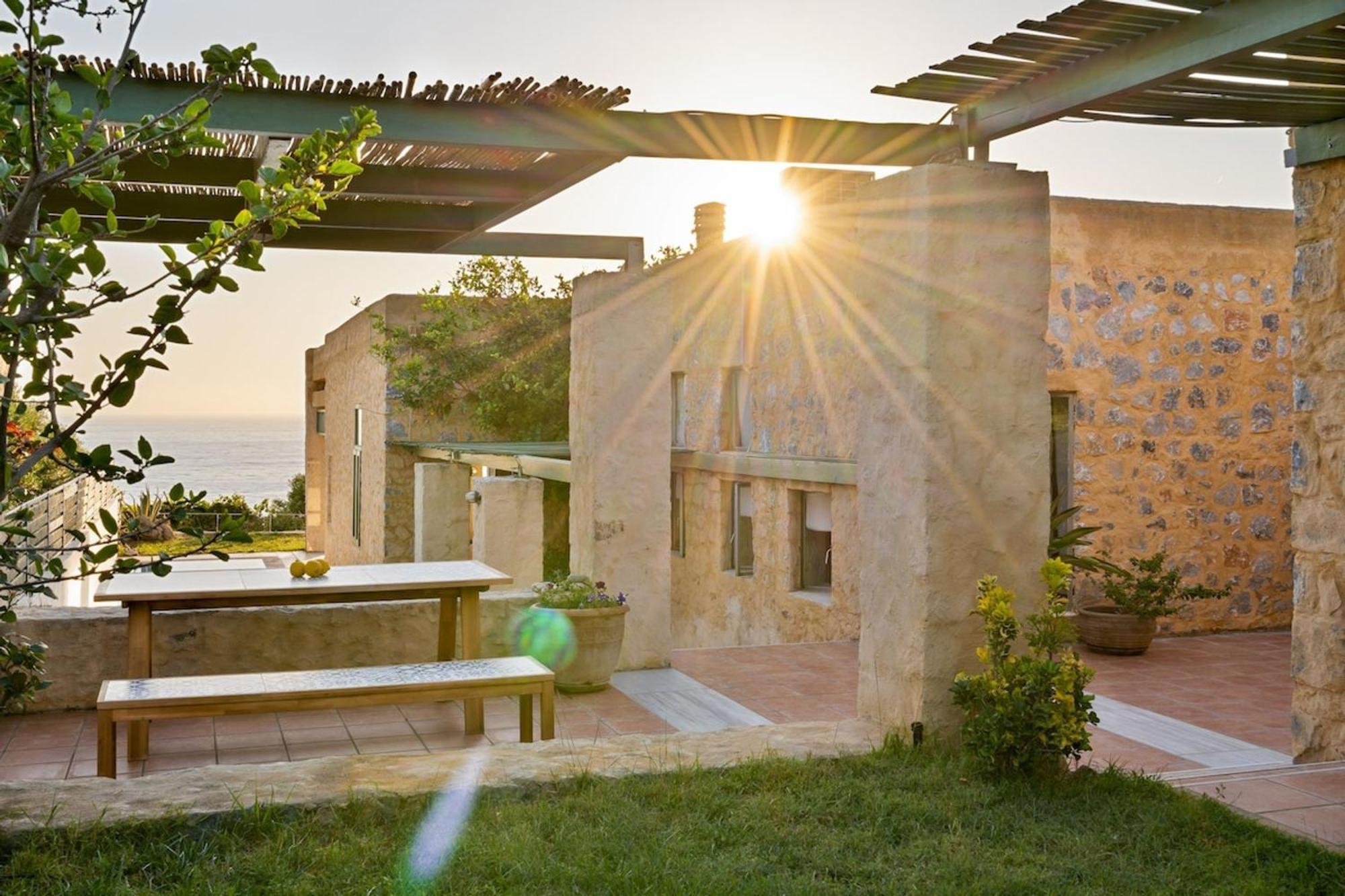 Villa Mediterranea, With Heated Pool Livadia  Екстериор снимка