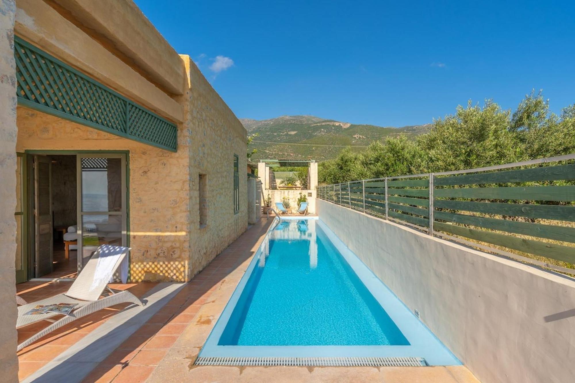 Villa Mediterranea, With Heated Pool Livadia  Екстериор снимка