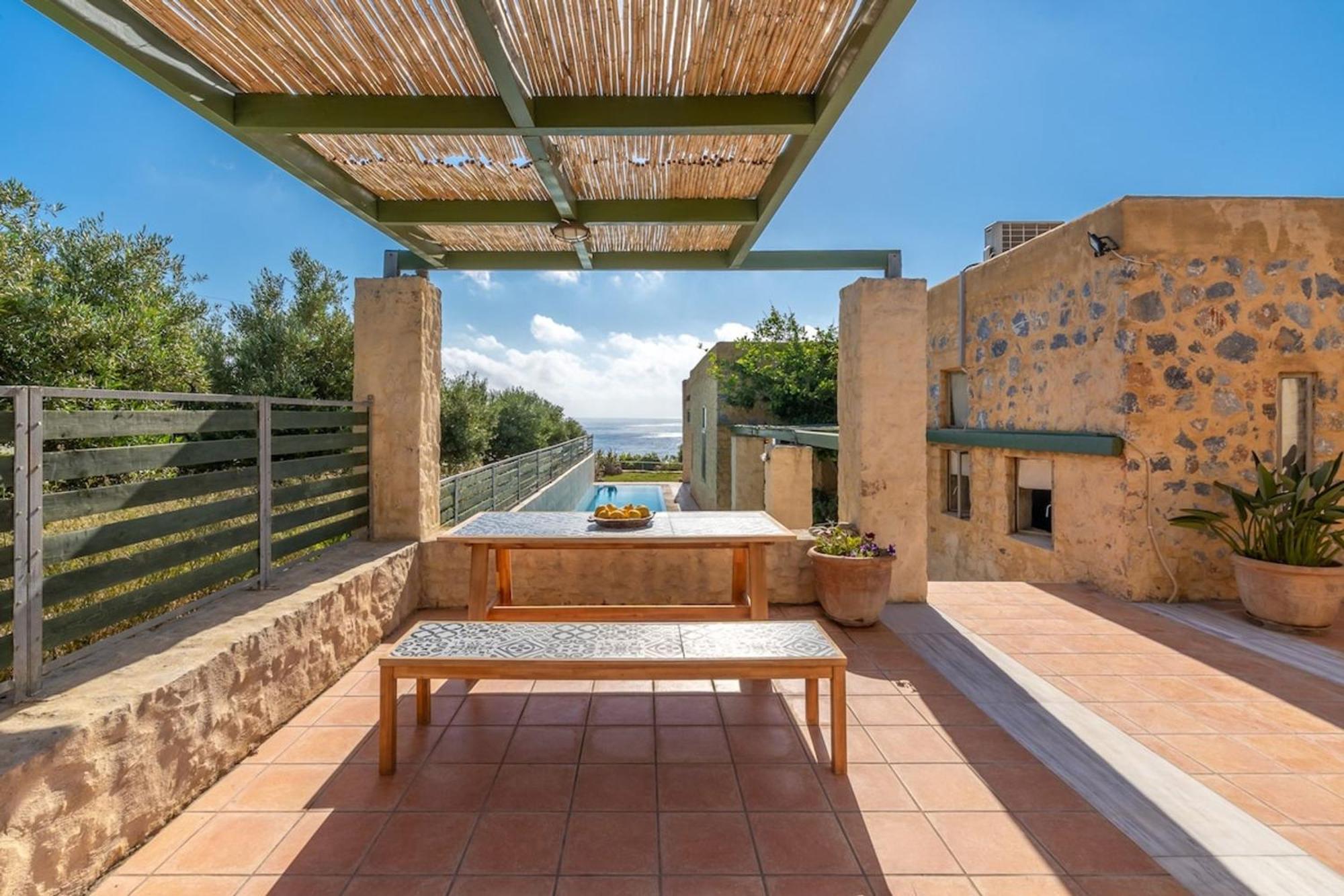 Villa Mediterranea, With Heated Pool Livadia  Екстериор снимка