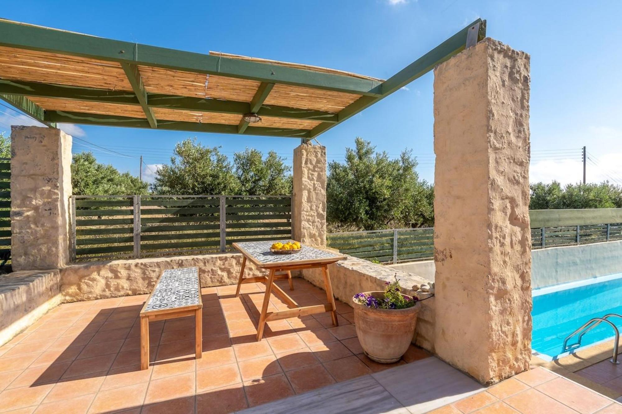 Villa Mediterranea, With Heated Pool Livadia  Екстериор снимка